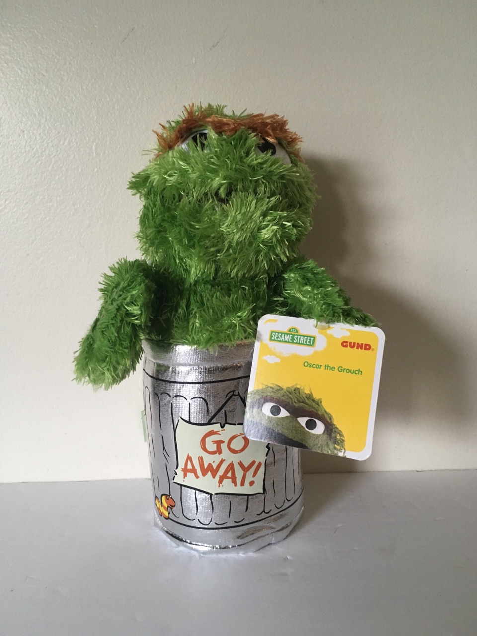Gund Sesame Street Oscar the Grouch Plush UPC #028399758609