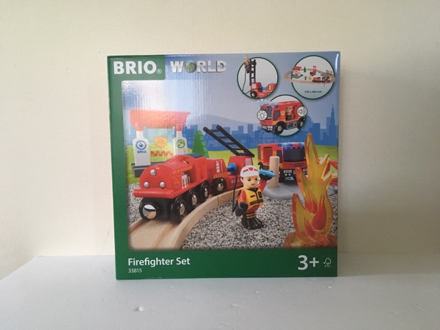 Brio World FireFighter Set #33815 UPC #7312350338157