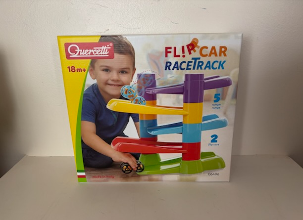 Quercetti Flip Car Race Track UPC #8007905064962