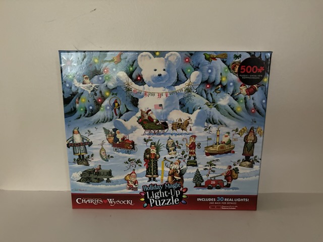 Buffalo Games Holiday Magic Light Up Puzzle UPC #079346950393