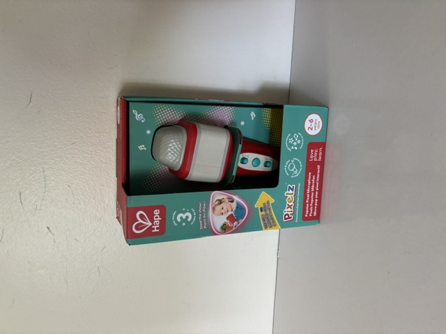 Hape Popstar Pixel Microphone UPC #6943478057586