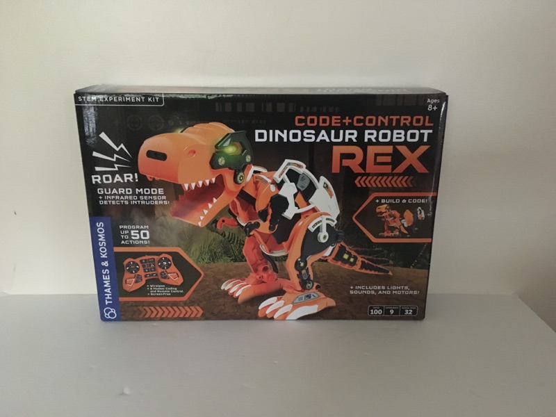 Thames & Kosmos Code & Control Dinosaur Robot Stem Experiment Kit