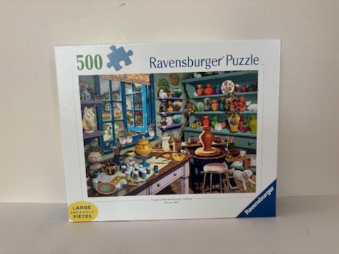Ravensburger Pottery Studio Sanctuary Puzzle UPC #4005555013570