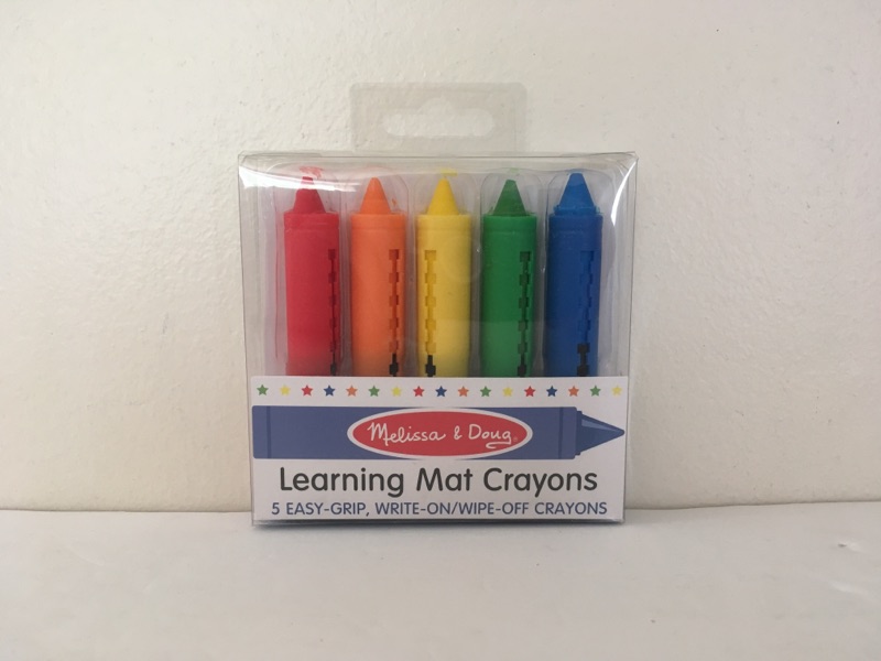 Melissa & Doug Learning Mat Crayons UPC #000772042796