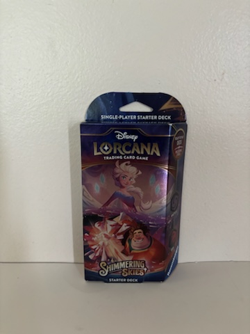 Ravensburger Disney Lorcana Shimmering Skies Starter Deck UPC #4050368983862