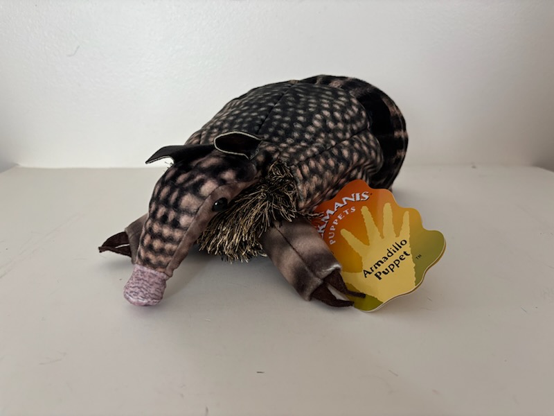 Folkmanis Armadillo Puppet UPC #638348032072