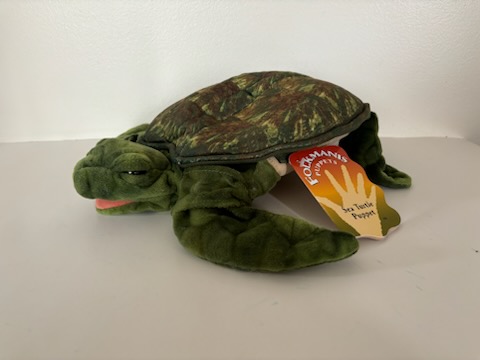 Folkmanis Sea Turtle Puppet UPC #638348030368