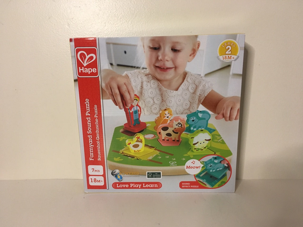 Hape Farmyard Sound Puzzle UPC #6943478017764