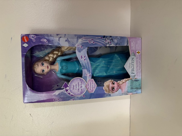 Mattel Disney Frozen Singing Elsa Doll UPC #194735120680