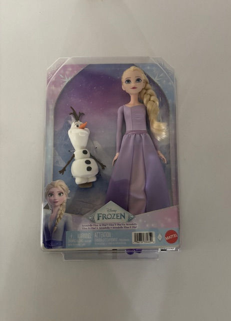 Mattel Disney Frozen Elsa & Olaf Doll Set JHL59 UPC #194735334650
