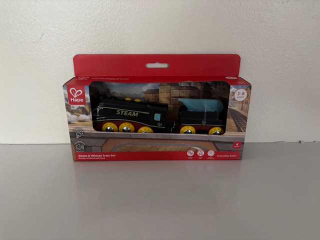 Hape Steam & Whistle Train Set UPC #6943478056527