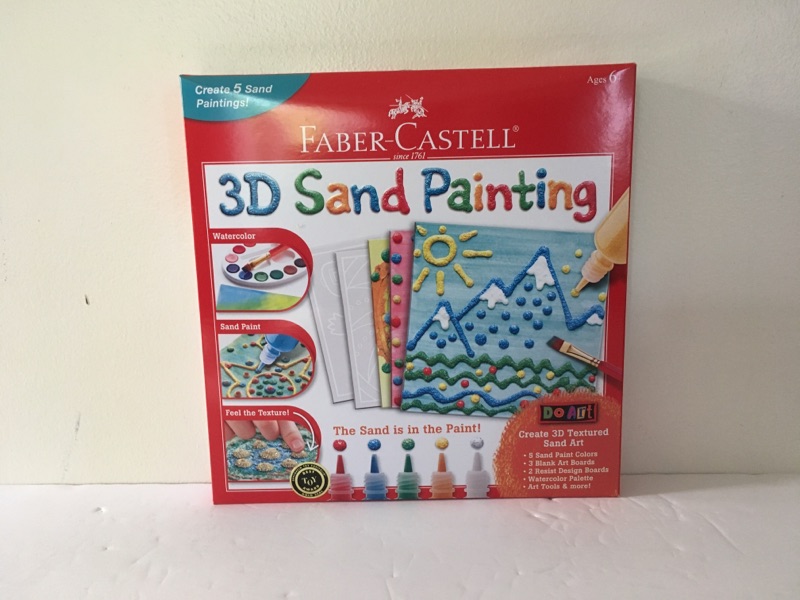 Faber Castell 3D Sand Painting Kit UPC #092633309988