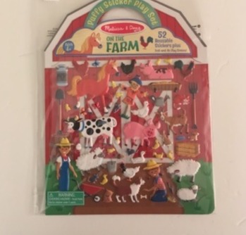 Melissa & Doug Puffy Sticker Play Set - On the Farm UPC #000772094085