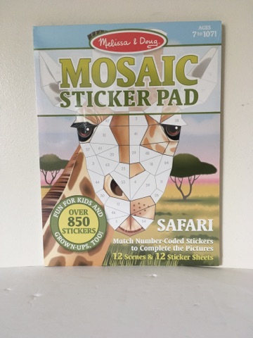Melissa & Doug Mosaic Sticker Pad - Safari