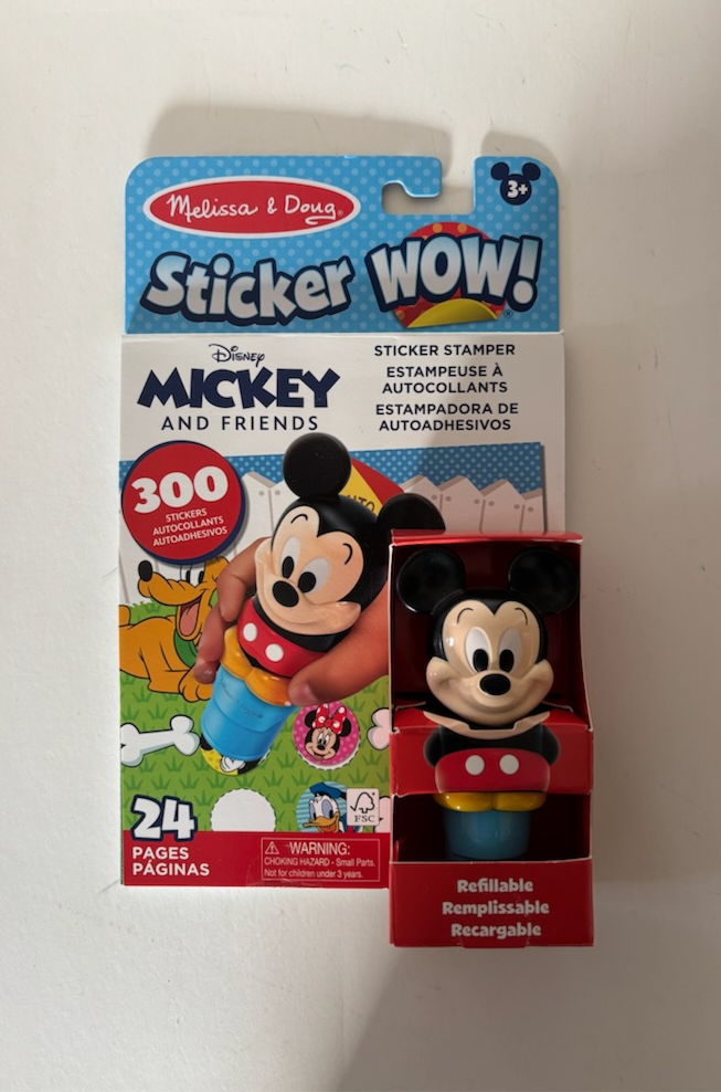 Melissa & Doug Disney Mickey & Friends Sticker Wow UPC #000772503204