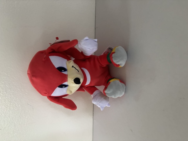 TY Beanie Babies Sonic the Hedgehog Knuckles Plush UPC #008421440474