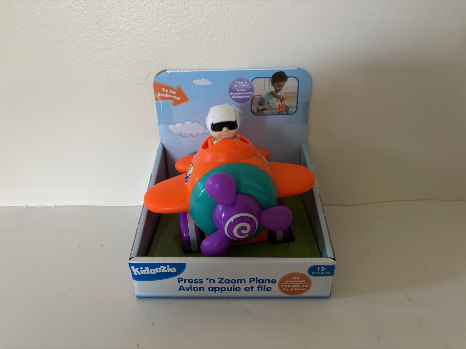Kidoozie Press'n Zoom Plane UPC #020373027589