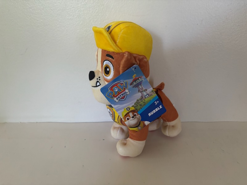 Spin Master Paw Patrol Rubble Plush UPC #681147044845