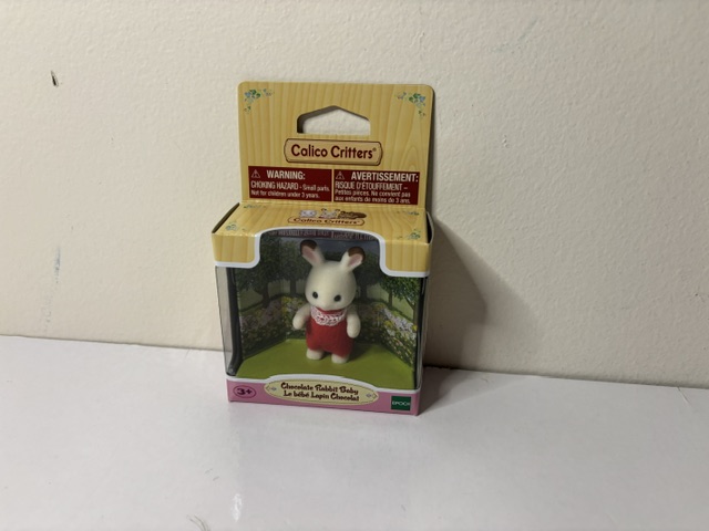 Epoch Calico Critters Chocolate Rabbit Baby UPC #020373223424