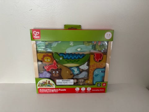 Hape Animal Kingdom Puzzle UPC #6943478048355
