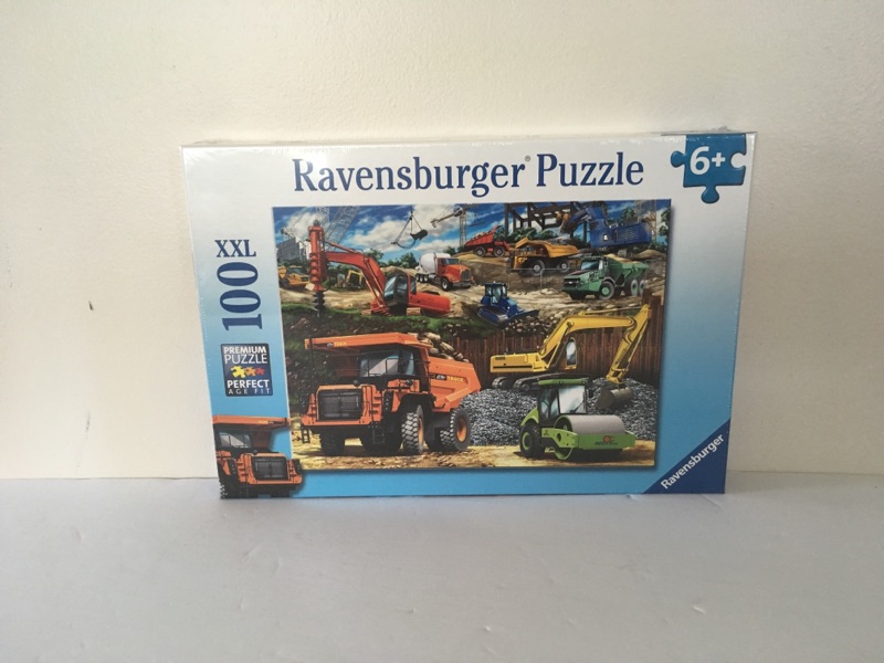 Ravensburger Construction Vehicles Puzzle UPC #4005556129737