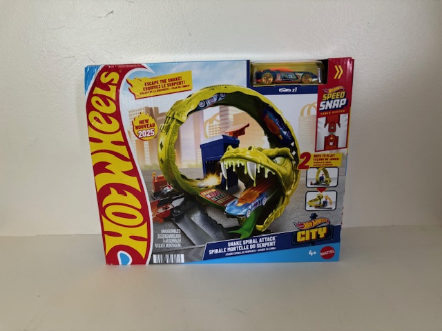 Mattel HotWheels Snake Spiral Attack UPC #194735264063