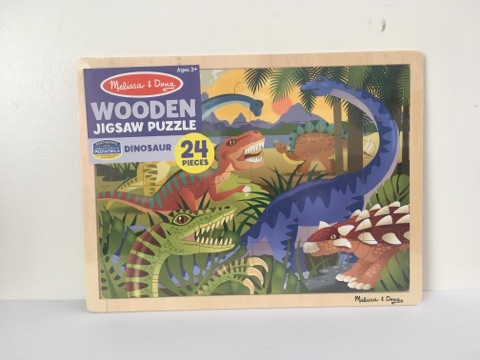 Melissa & Doug Wooden Jigsaw Puzzle - Dinosaur UPC #000772090667
