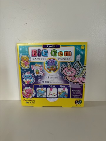 Creativity for Kids Big Gem Diamond Painting Kit - Axolotl UPC #092633322239
