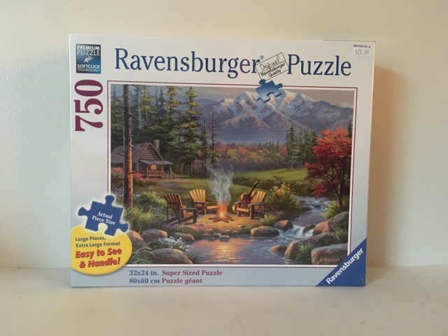 Ravensburger Riverside Livingroom Large Format Puzzle UPC #4005556164455