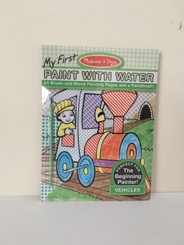 Melissa & Doug My First Paint with Water - Vehicles UPC #000772093392