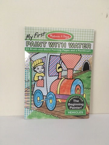 Melissa & Doug My First Paint with Water - Vehicles UPC #000772093392