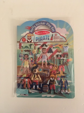 Melissa & Doug Puffy Sticker Play Set - Pirate UPC #000772091022