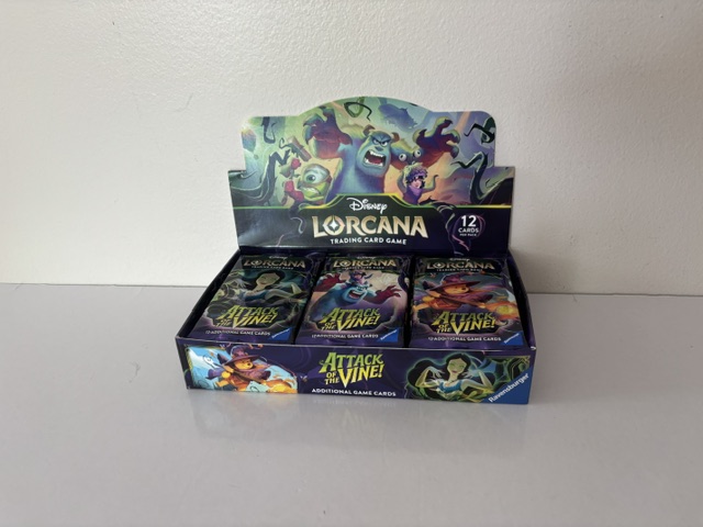 Disney Lorcana Attack of the Vine Sealed Booster Box UPC #4050368900425
