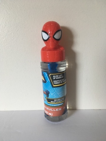 Little Kids Marvel SpiderMan Bubbles Solution UPC #093539222319