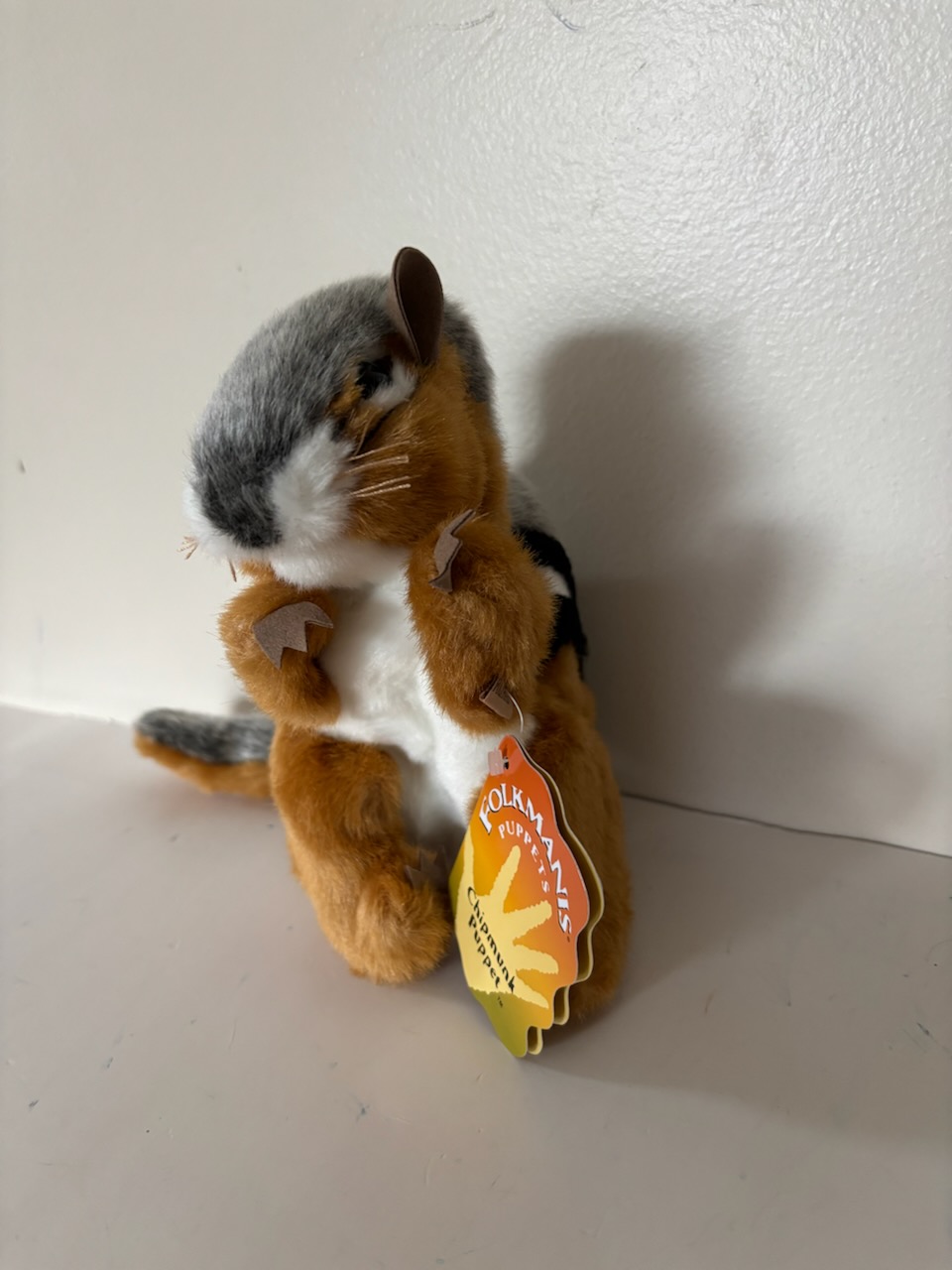 Folkmanis Chipmunk Puppet UPC #638348031839