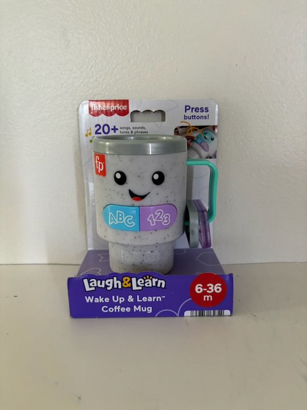Fisher Price Laugh & Learn Coffee Mug UPC #194735182749