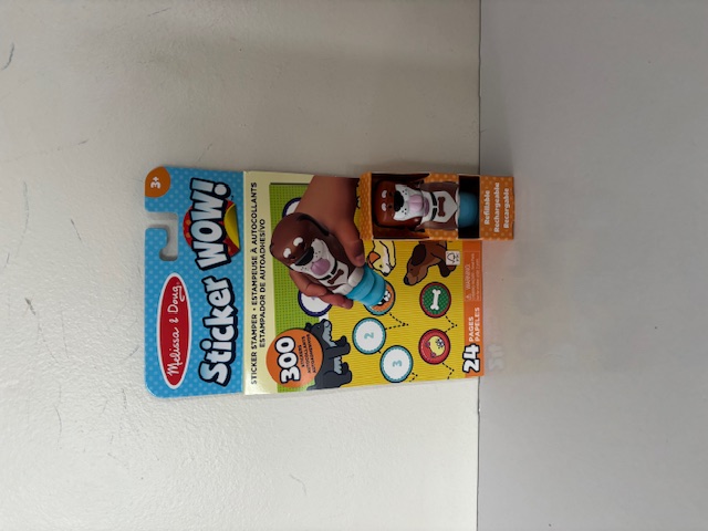 Melissa & Doug Dog Sticker Wow UPC #000772502016