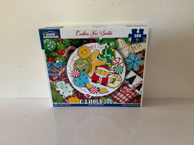 White Mountain Cookies for Santa Puzzle UPC #724819270767