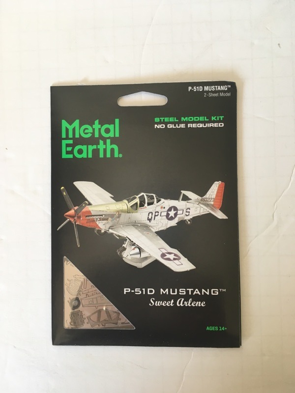 Metal Earth P-51D Mustang Sweet Arlene Model