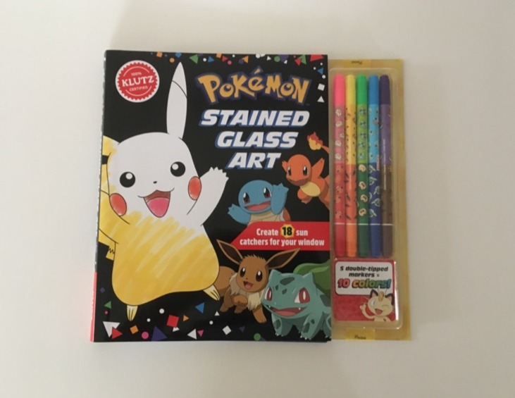 Klutz Pokemon Stained Glass Art Kit UPC #730767895990