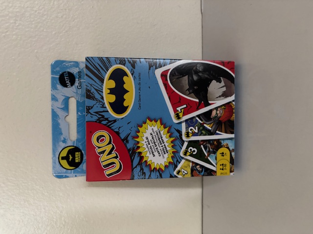 Mattel UNO Batman Card Game UPC #194735259540