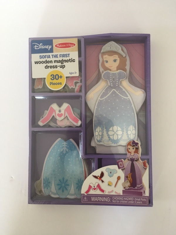 Melissa & Doug Disney Wooden Magnetic Dress Up - Sofia The 1st UPC #000772057875