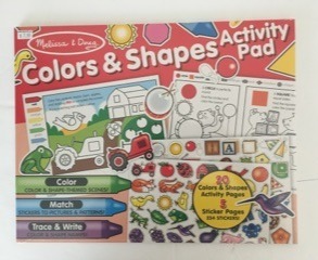 Melissa & Doug Colors & Shapes Activity Pad UPC #000772085649