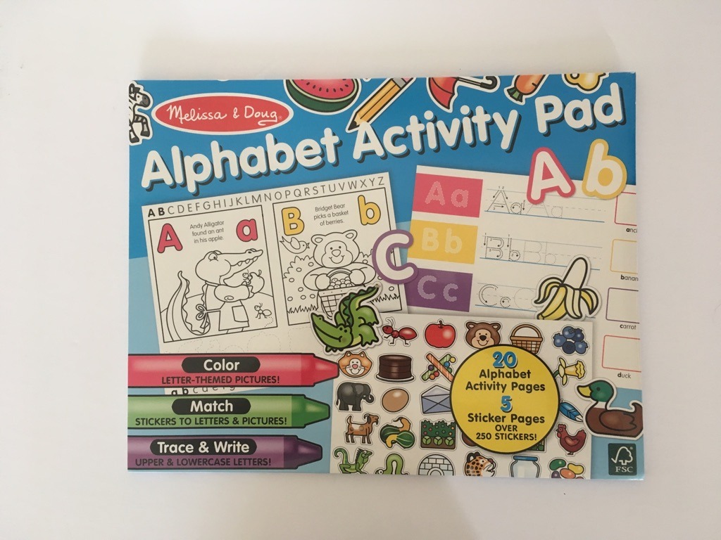 Melissa & Doug Alphabet Activity Pad UPC #000772085632