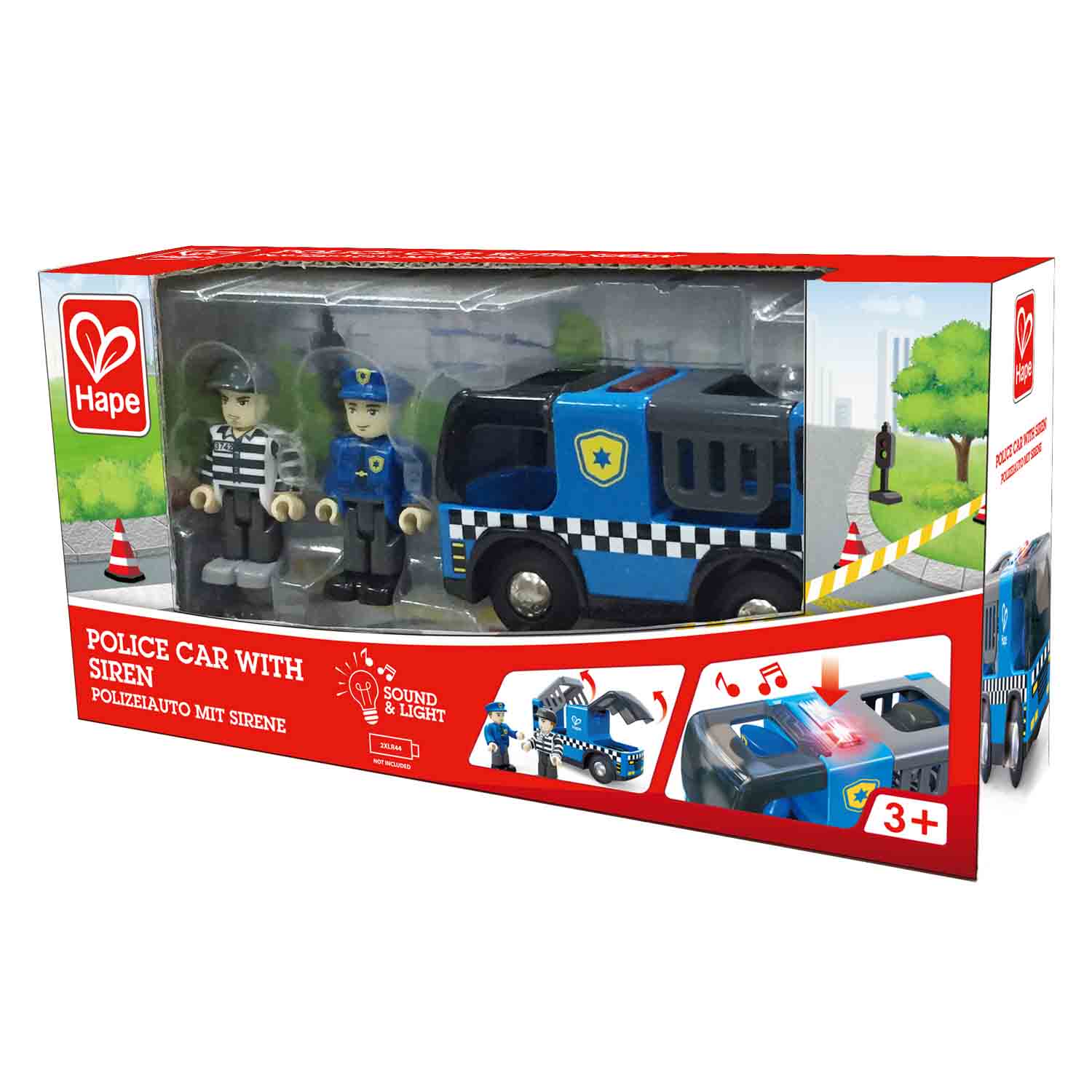 Hape POLICE CAR WITH SIREN