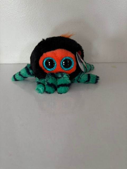 TY Beanie Babies Crawley the Spider Plush UPC #008421374144
