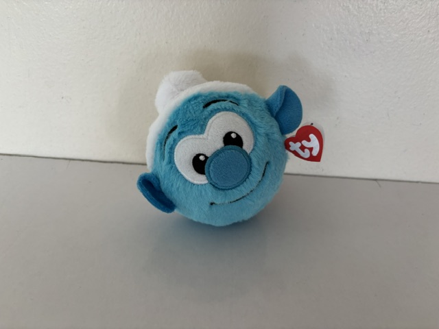 TY Beanie Bouncers Smurf UPC #008421831418