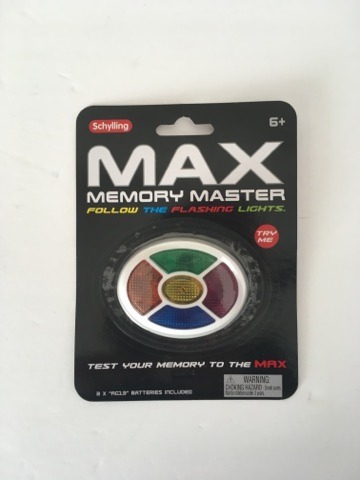 Schylling MAX Memory Master UPC #019649216161