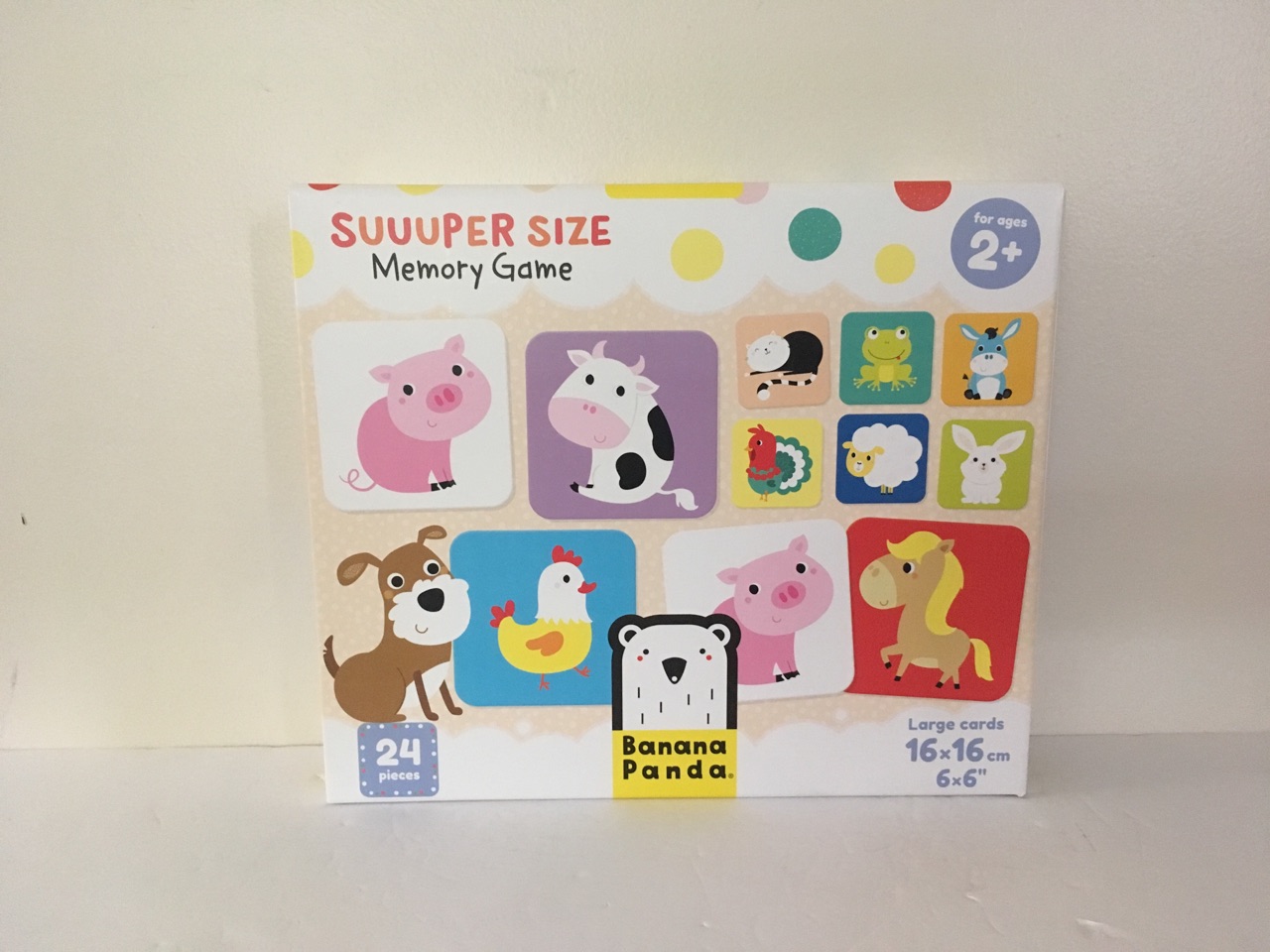 Banana Panda Suuper Size Memory Game UPC #5902768336795