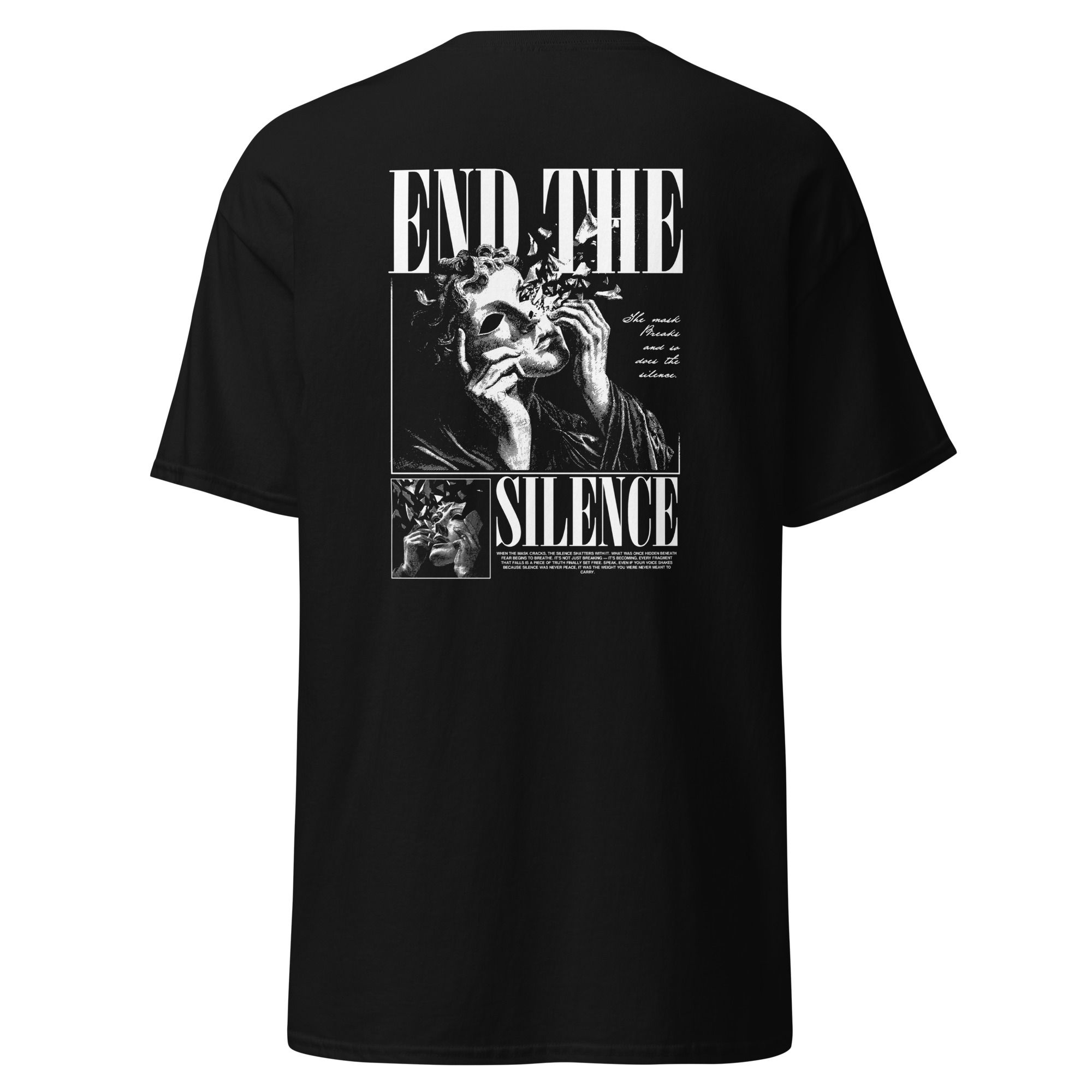 Modern street wear end the silence tee